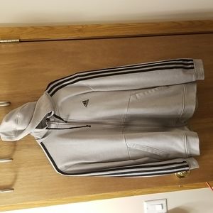 Adidas large zip hoodie